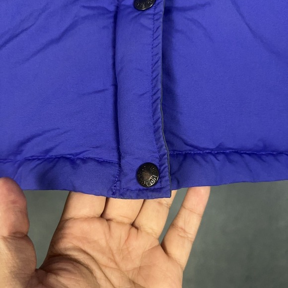 Vintage The North Face Puffer Vest Down Womens Size Small Purple Full Zip - Picture 5 of 16